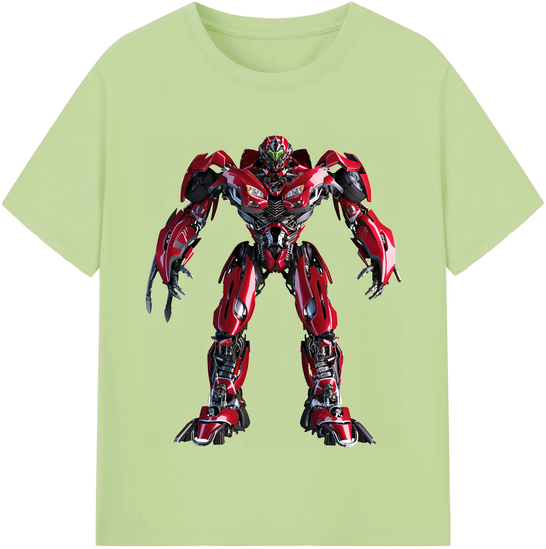 （画像用） Transformers トランスフォーマー 綿100％半袖Tシャツ（フロントプリント）